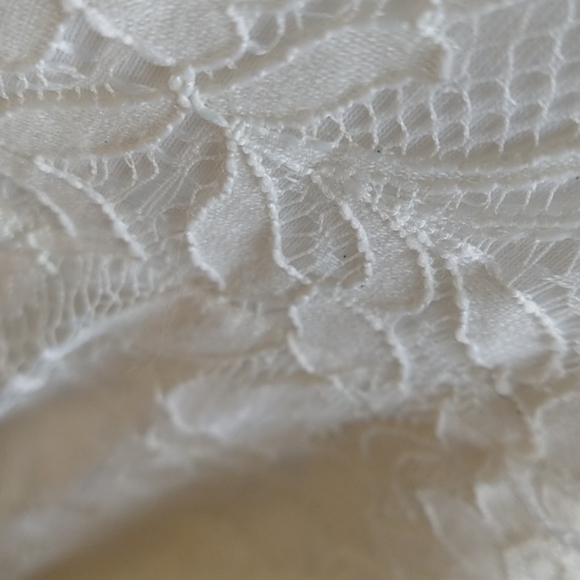 Off-White Flower Printed Dress - Picture 2 of 4